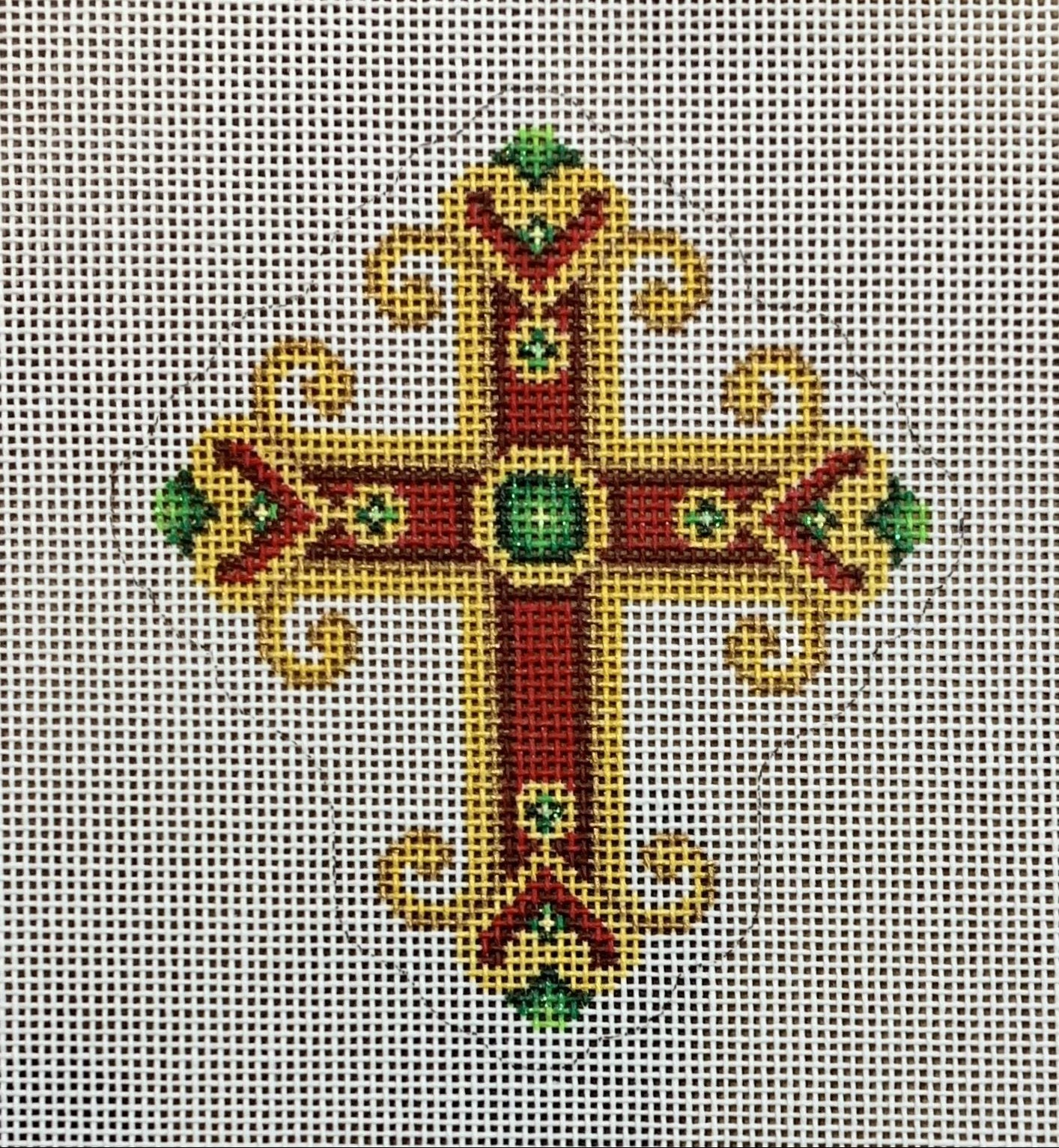 Cross - Red &amp; Gold