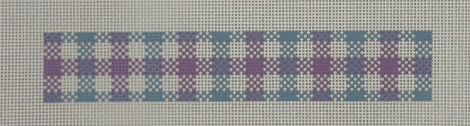 Pimlico Fern Key Fob - Purple and Blue