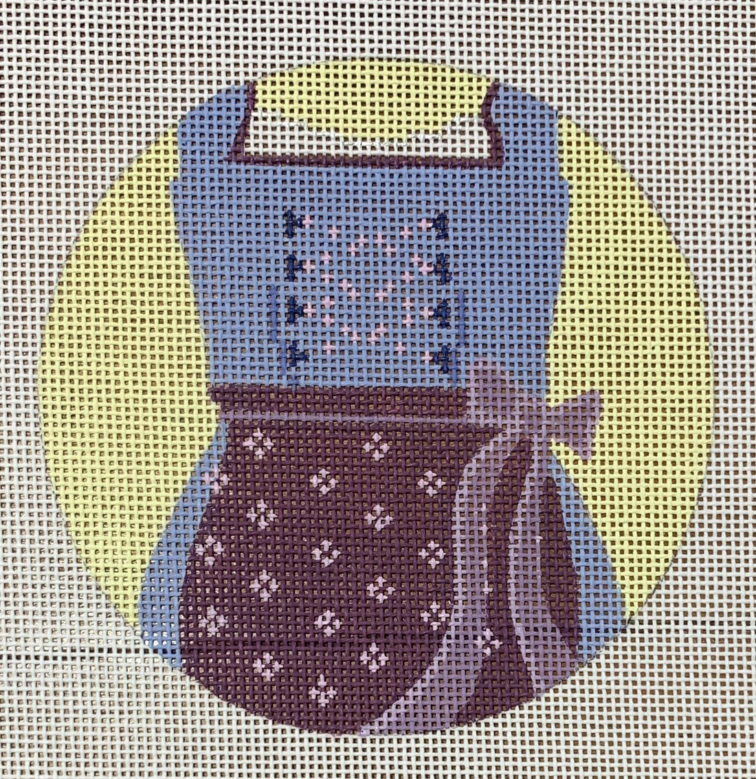 Dirndl Round - Purple