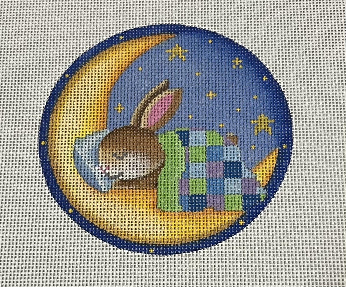 OVER THE MOON BUNNY BLUE