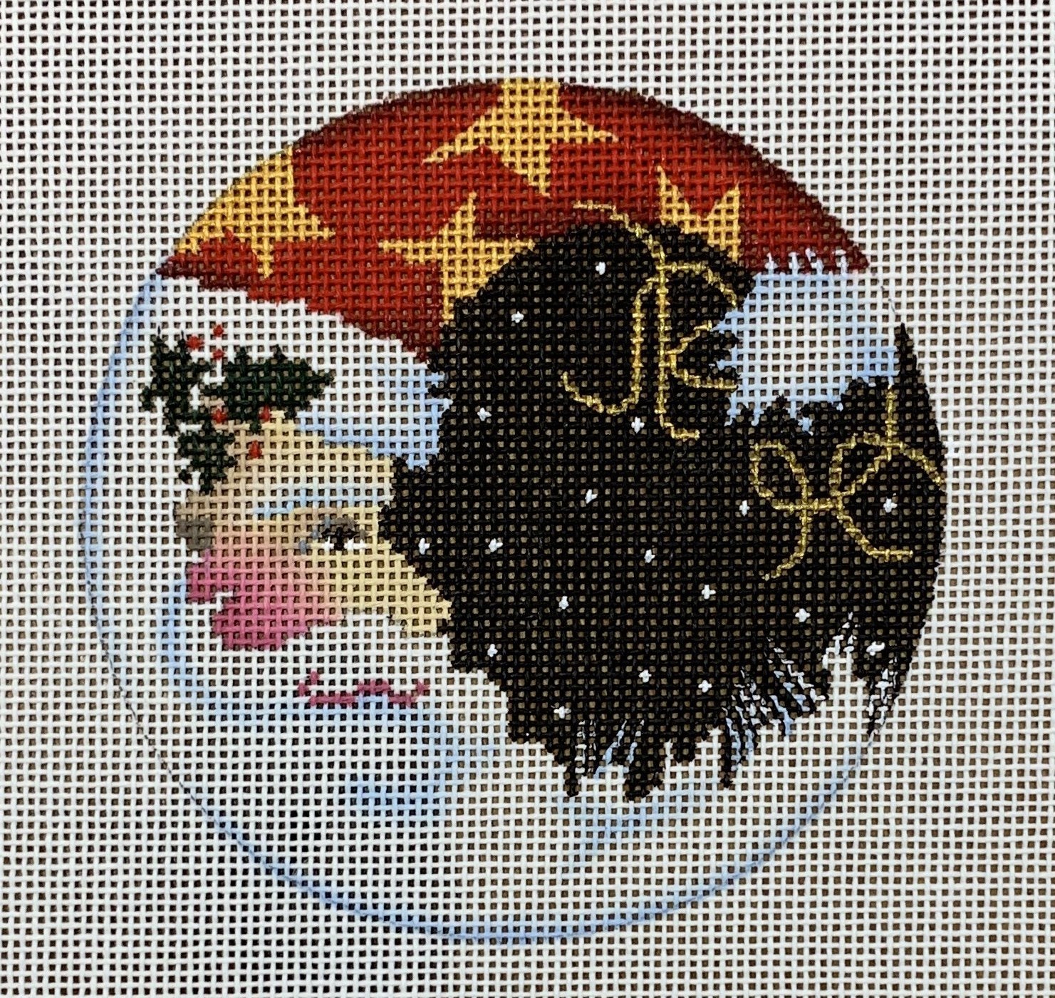 Santa Moon Round