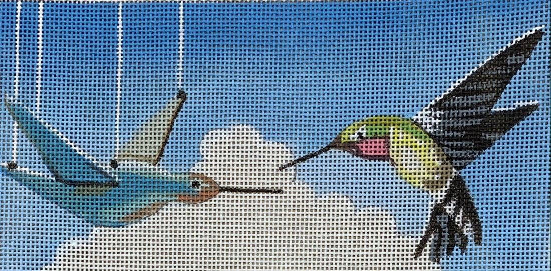 Hummingbird/Puppet Eyeglass Case