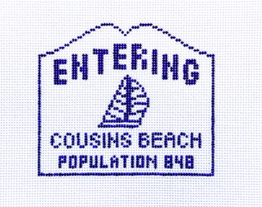 Cousins Beach Sign