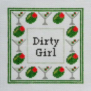 Dirty Girl Cocktail Coaster