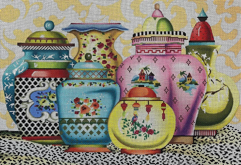 Asian Inspired Jars