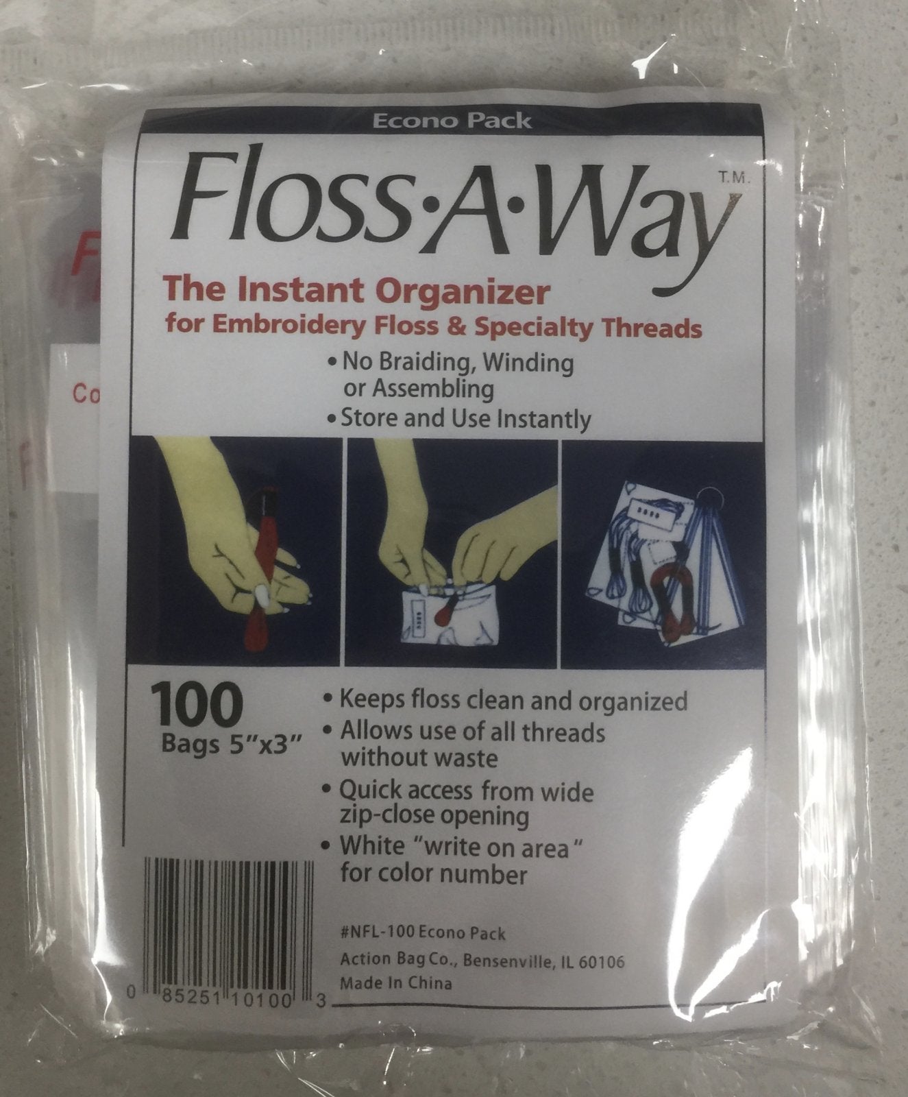 Floss Away Bag - 100 count