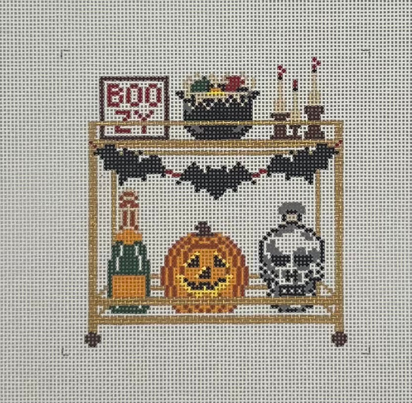 Halloween Bar Cart