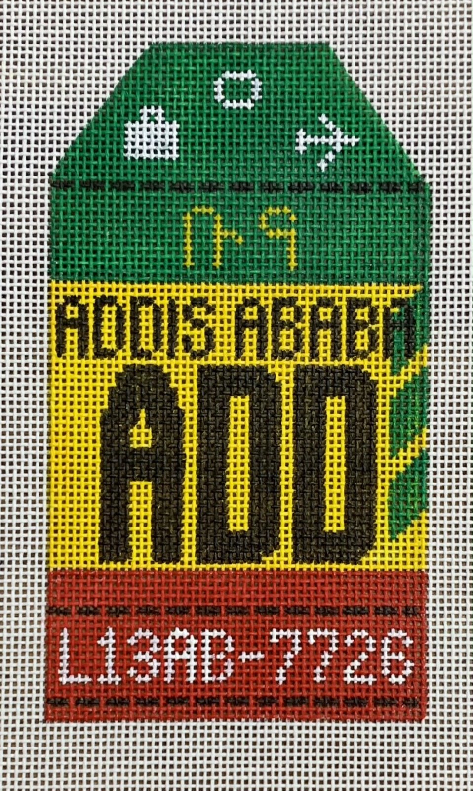 Vintage Luggage Tag - Addis Ababa