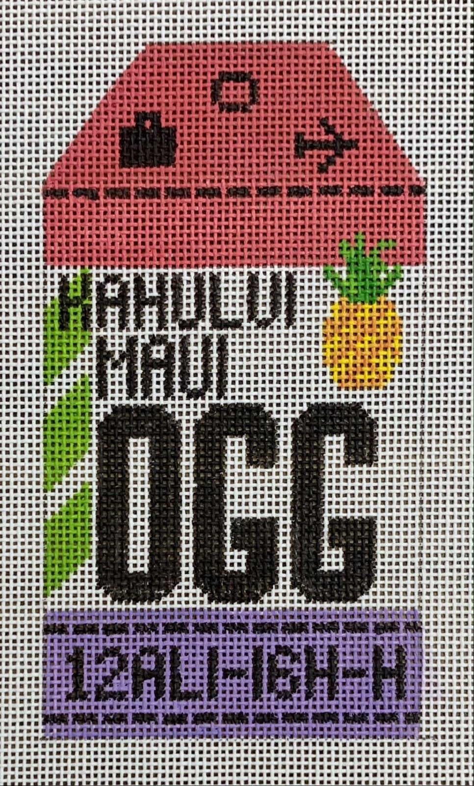 Maui Retro Travel Tag