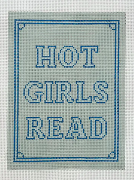 Hot Girls Read Cover Blue
