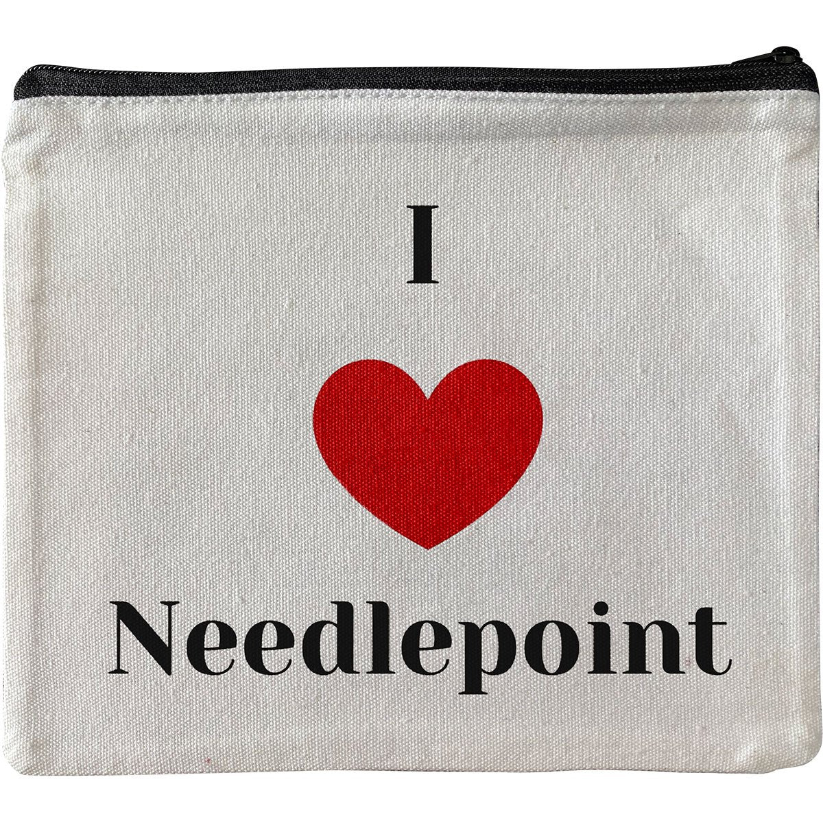Small Pouch I Love Needlepoint