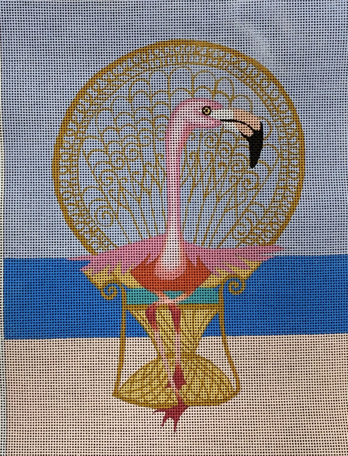 Flaming in a Peacock Chair