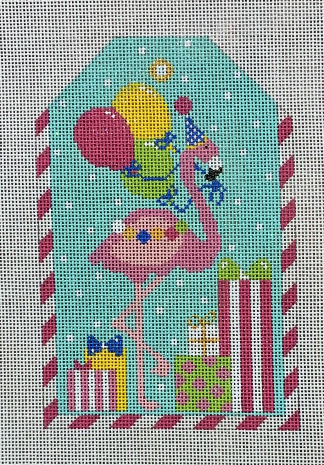 Gift Tag - Birthday Flamingo