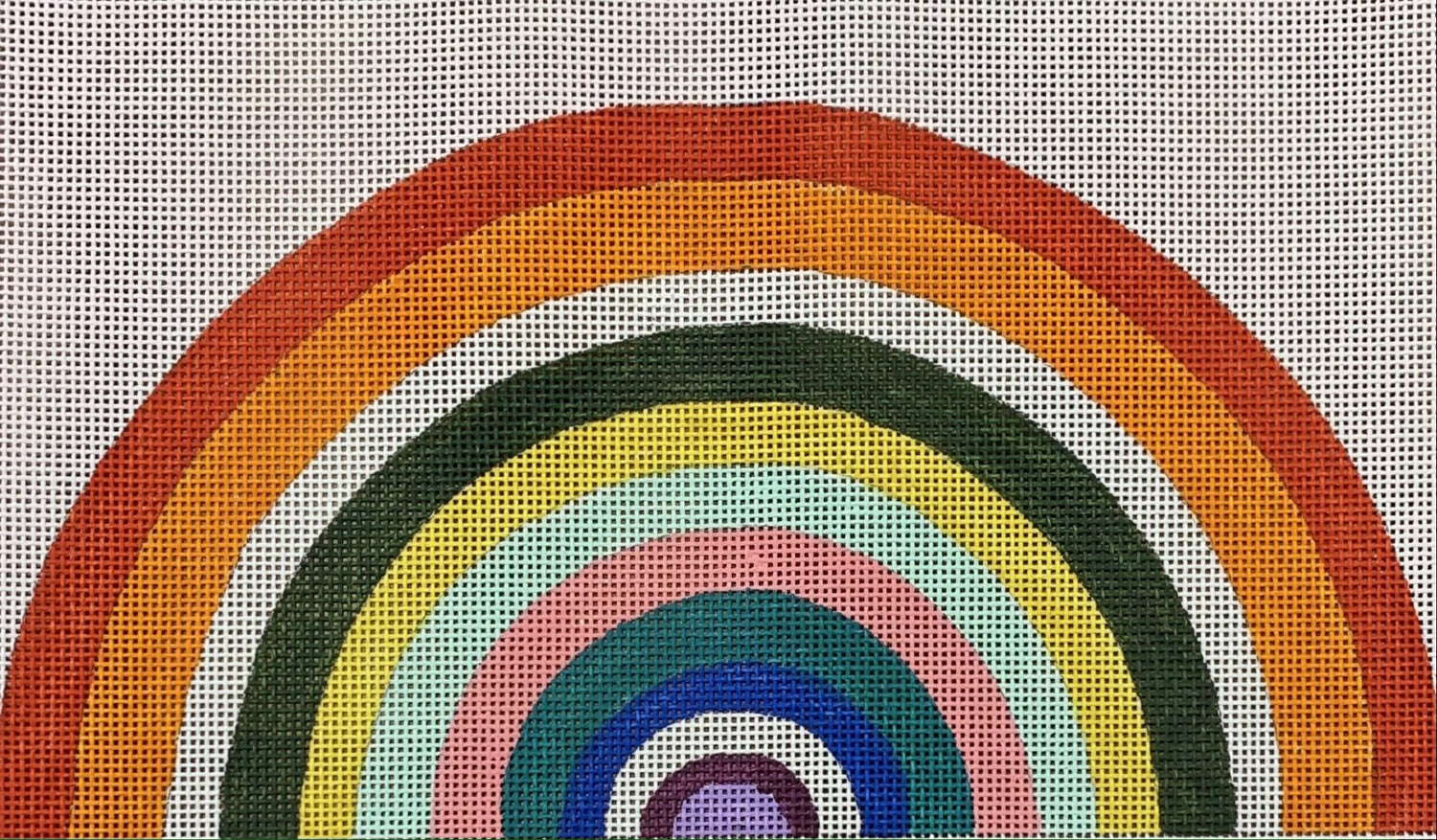 Vintage Rainbow Clutch