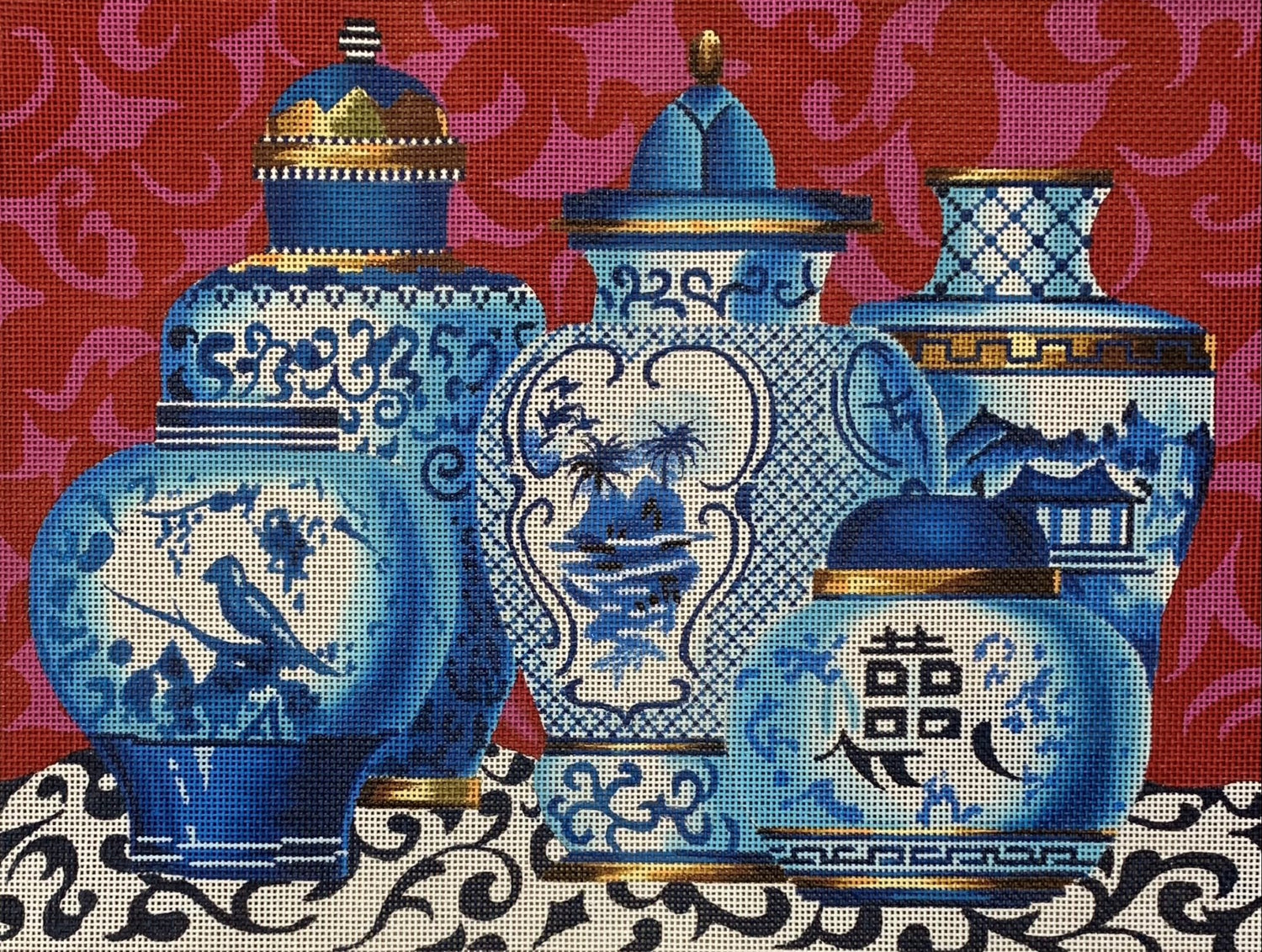 Blue Vases