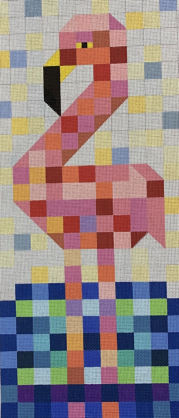 Flamingo Blocks – Labors of Love Needlepoint