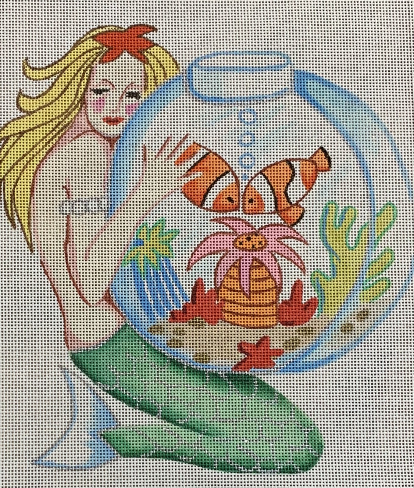 Mermaid with Fish Bowl
