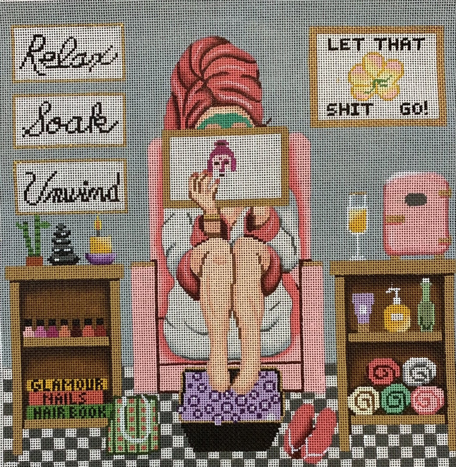 Stitching Girl - Spa