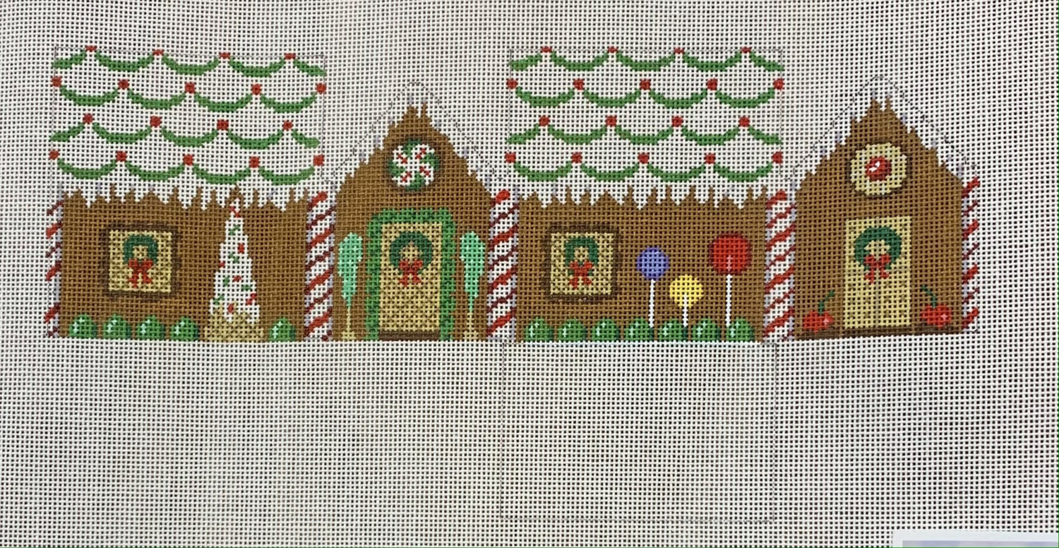 Green Scallop Roof Mini Gingerbread House