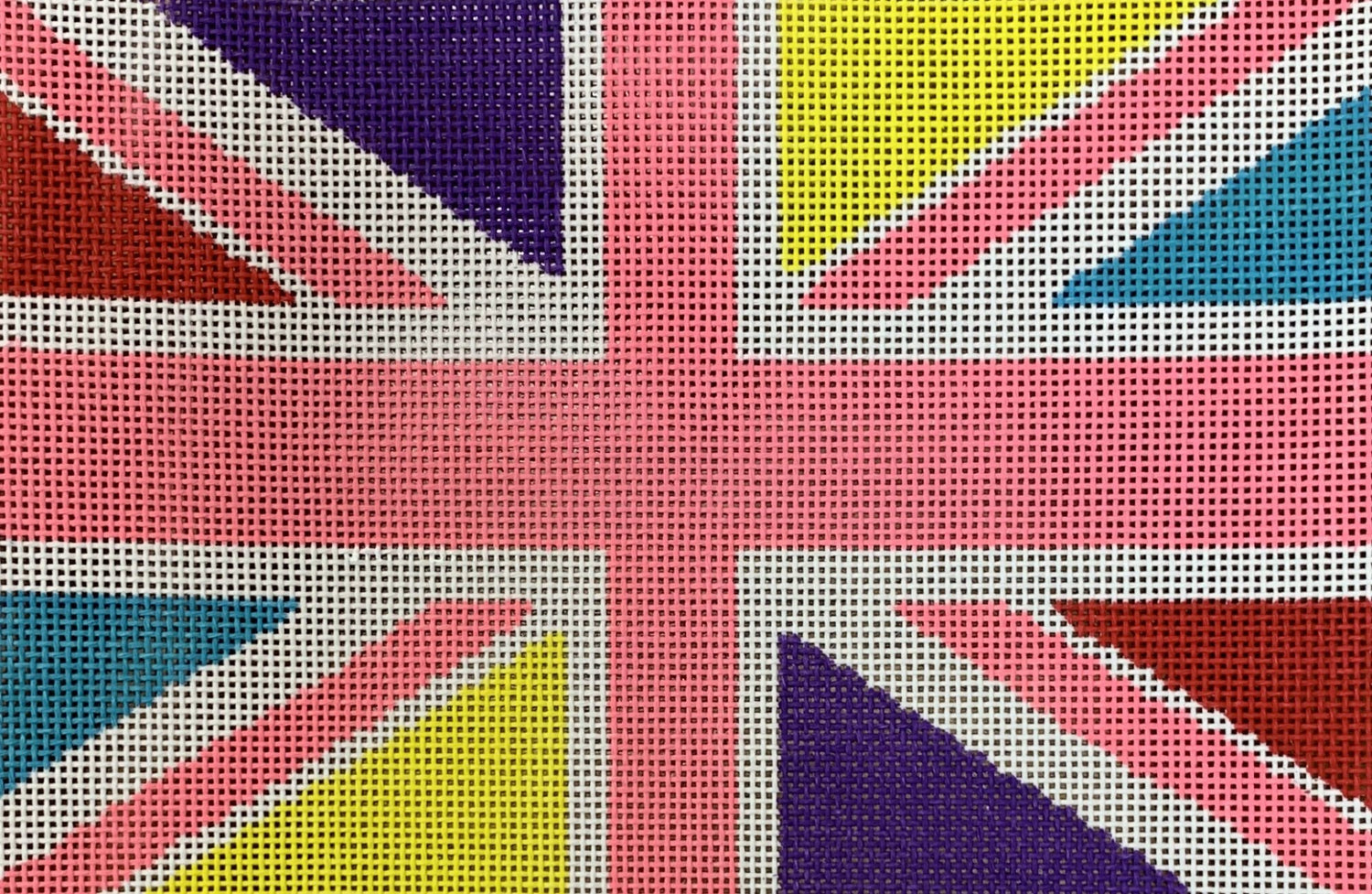 Pink Union Jack Clutch