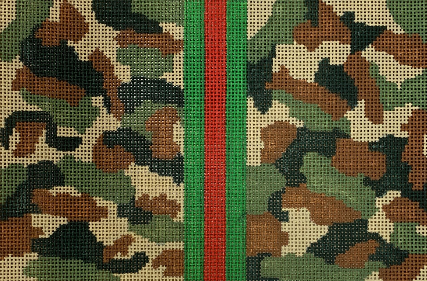 Green Camouflage Clutch