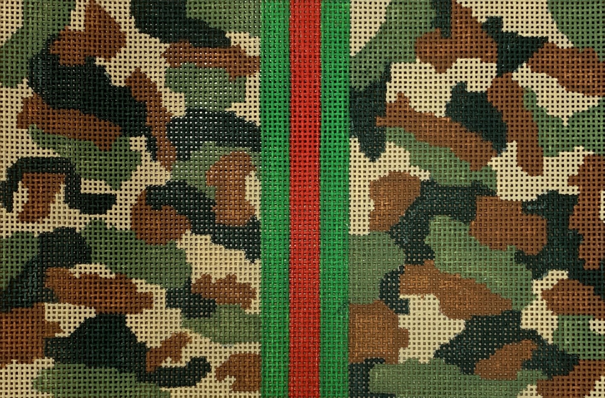 Green Camouflage Clutch