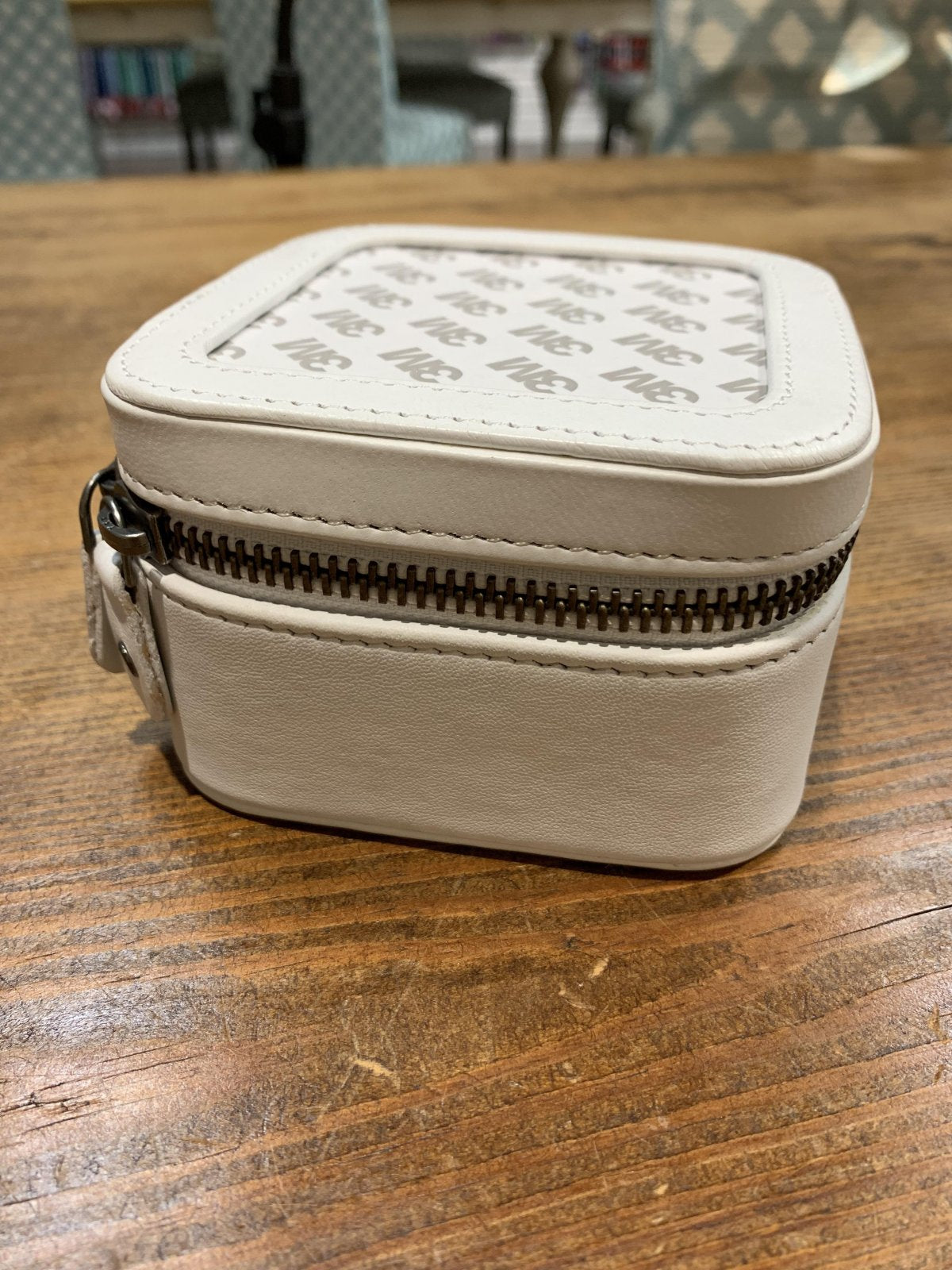 Leather Jewelry Case - White