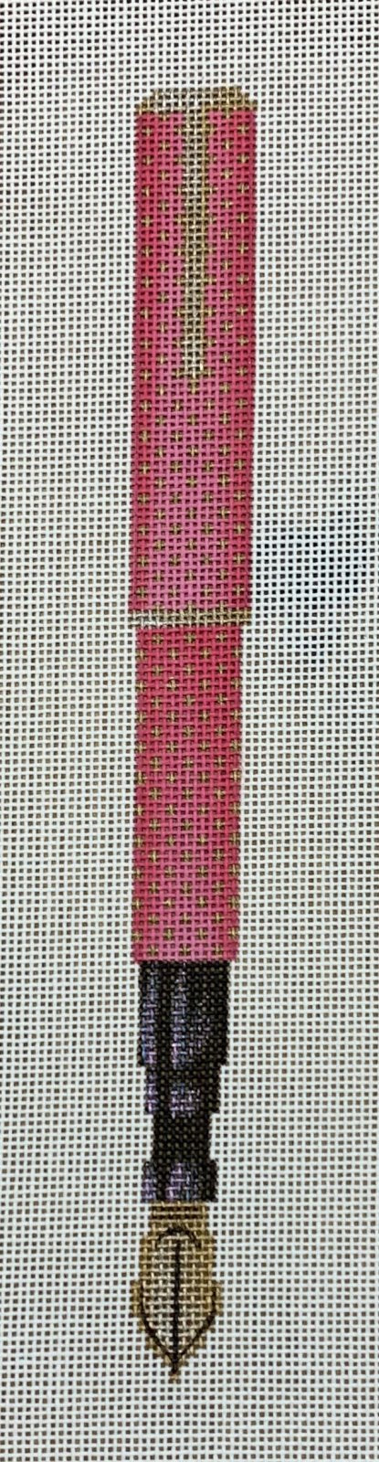 Pink Pen on White