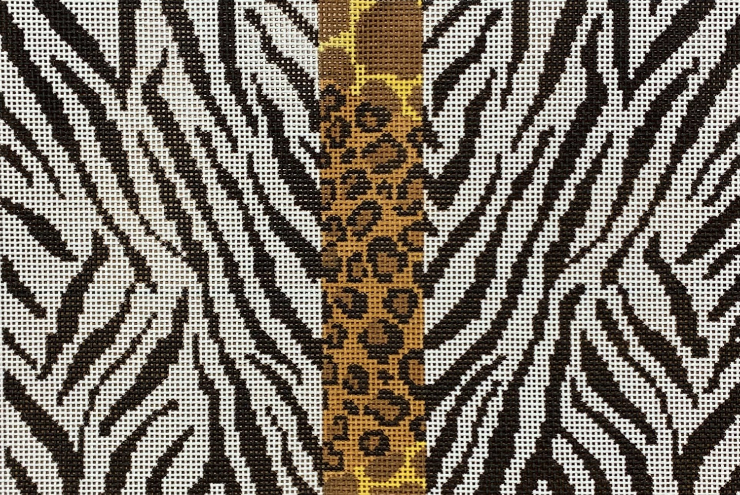 Animal Skin Bag w/ Stripe