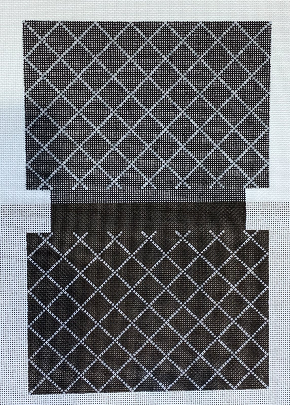 Quilted Black Makeup Bag