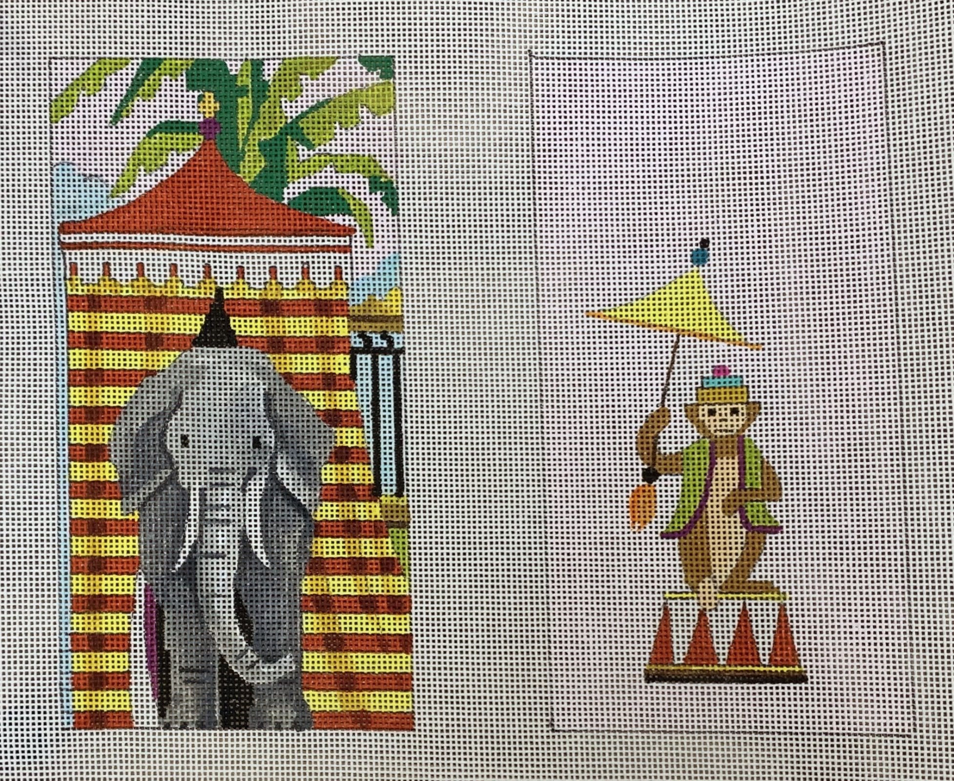 Circus Elephant Eyeglass Case
