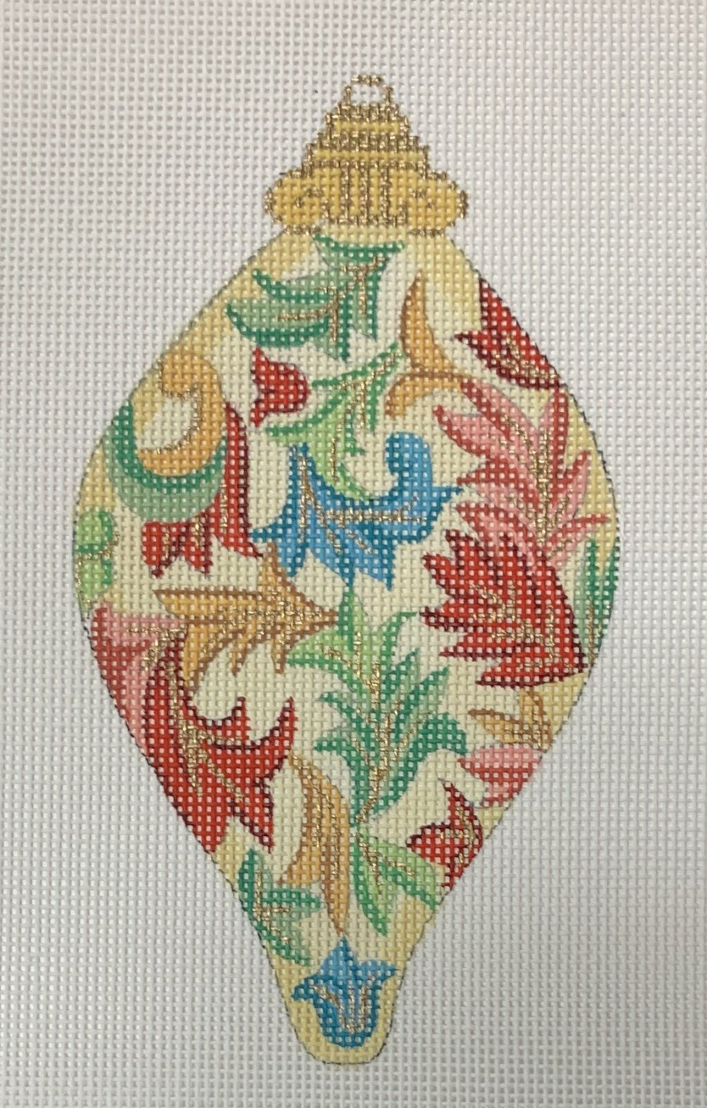 Long Leafy Ornament