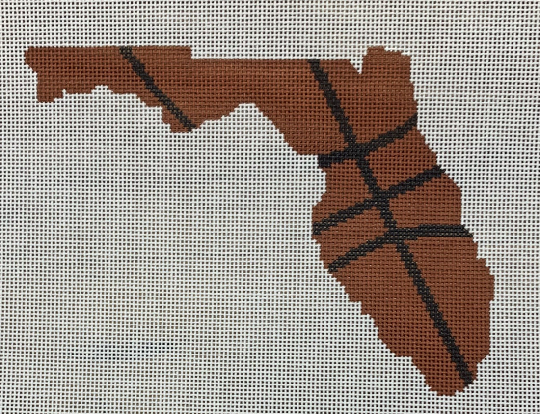 Basketball State Shaped - Florida