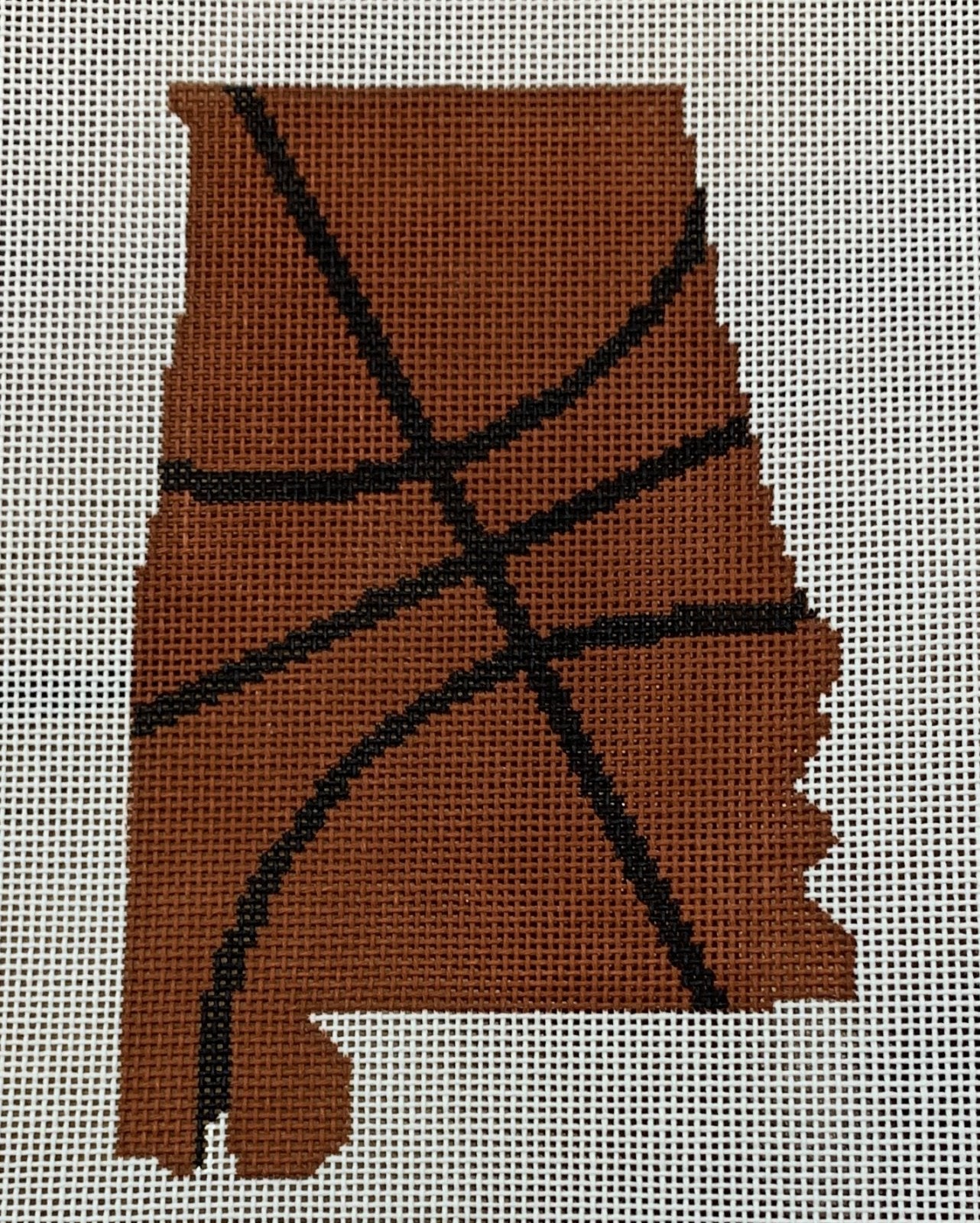 Basketball State Shaped - Alabama