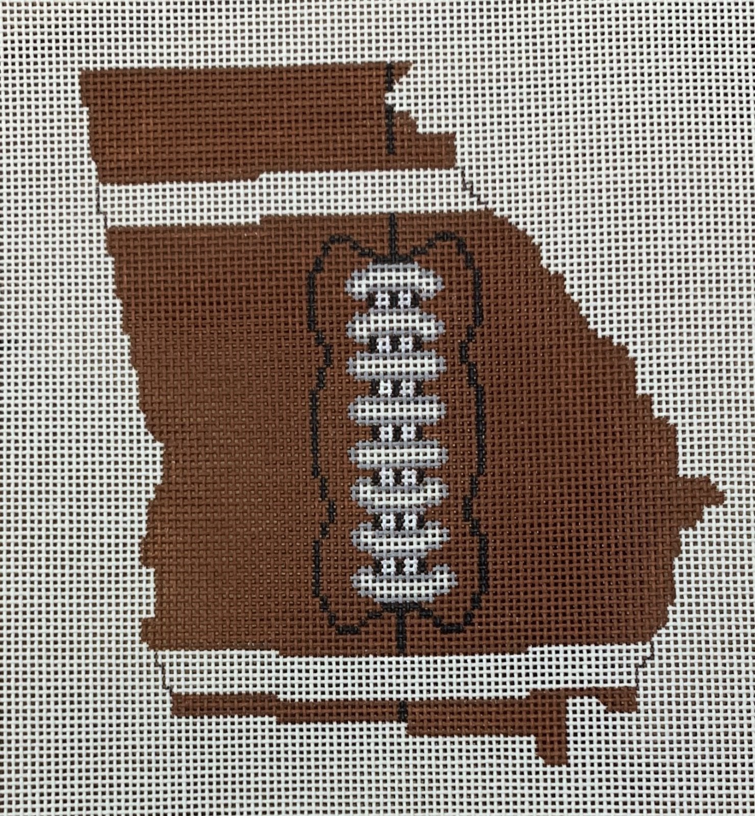 Football State Shaped - Georgia