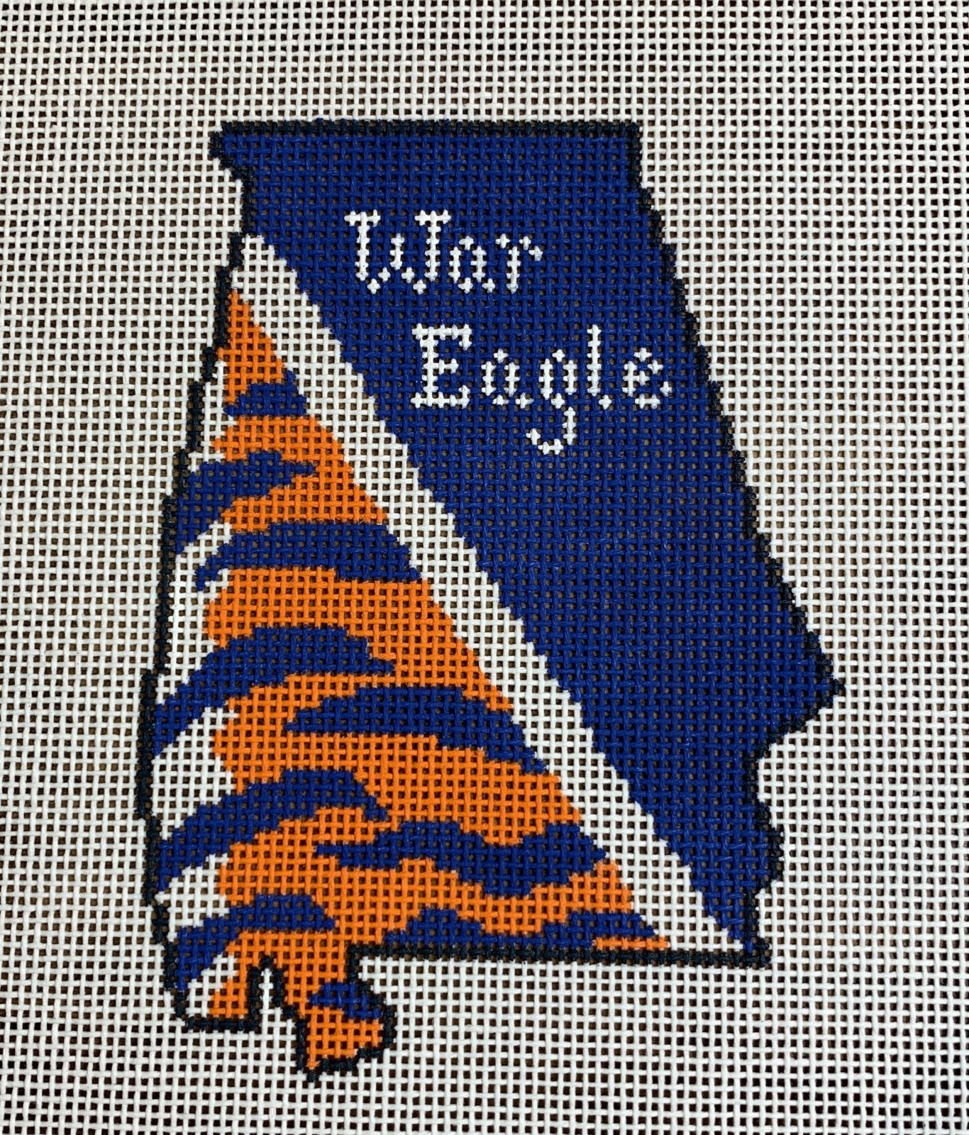 Alabama State Shape War Eagle