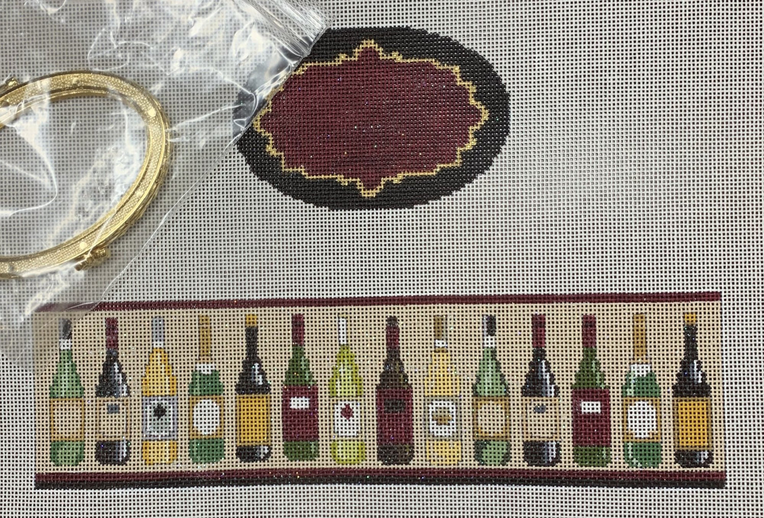 Wine Bottles Hinged Box