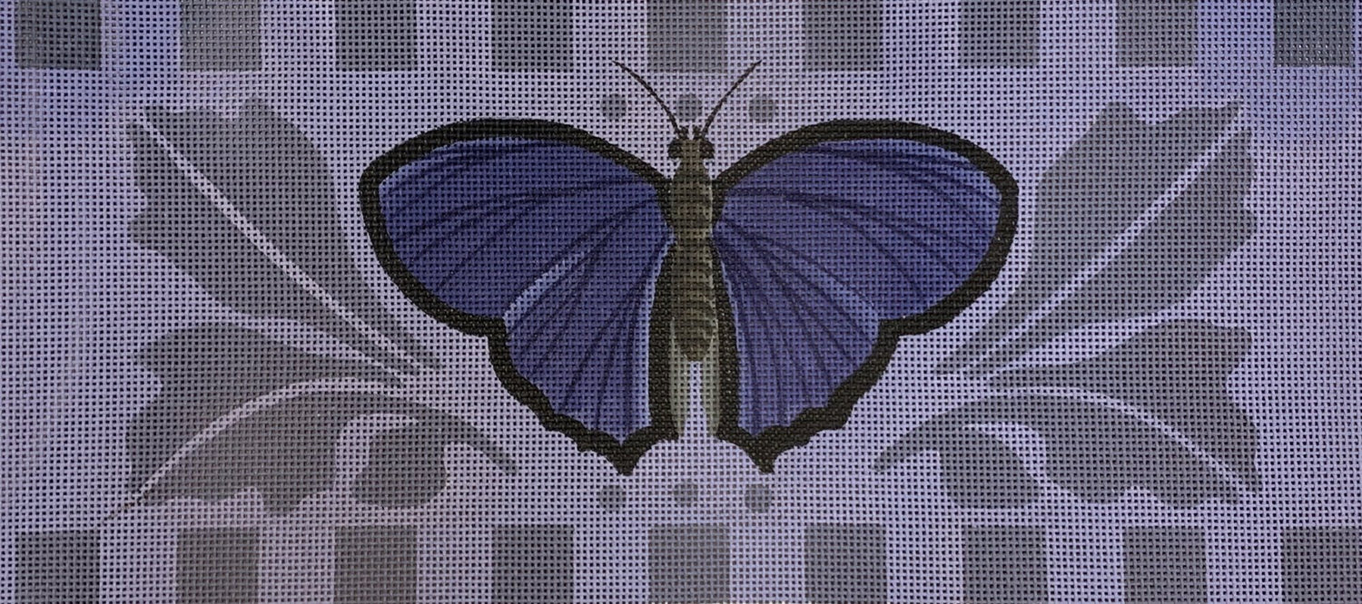 Purple Butterfly Bolster