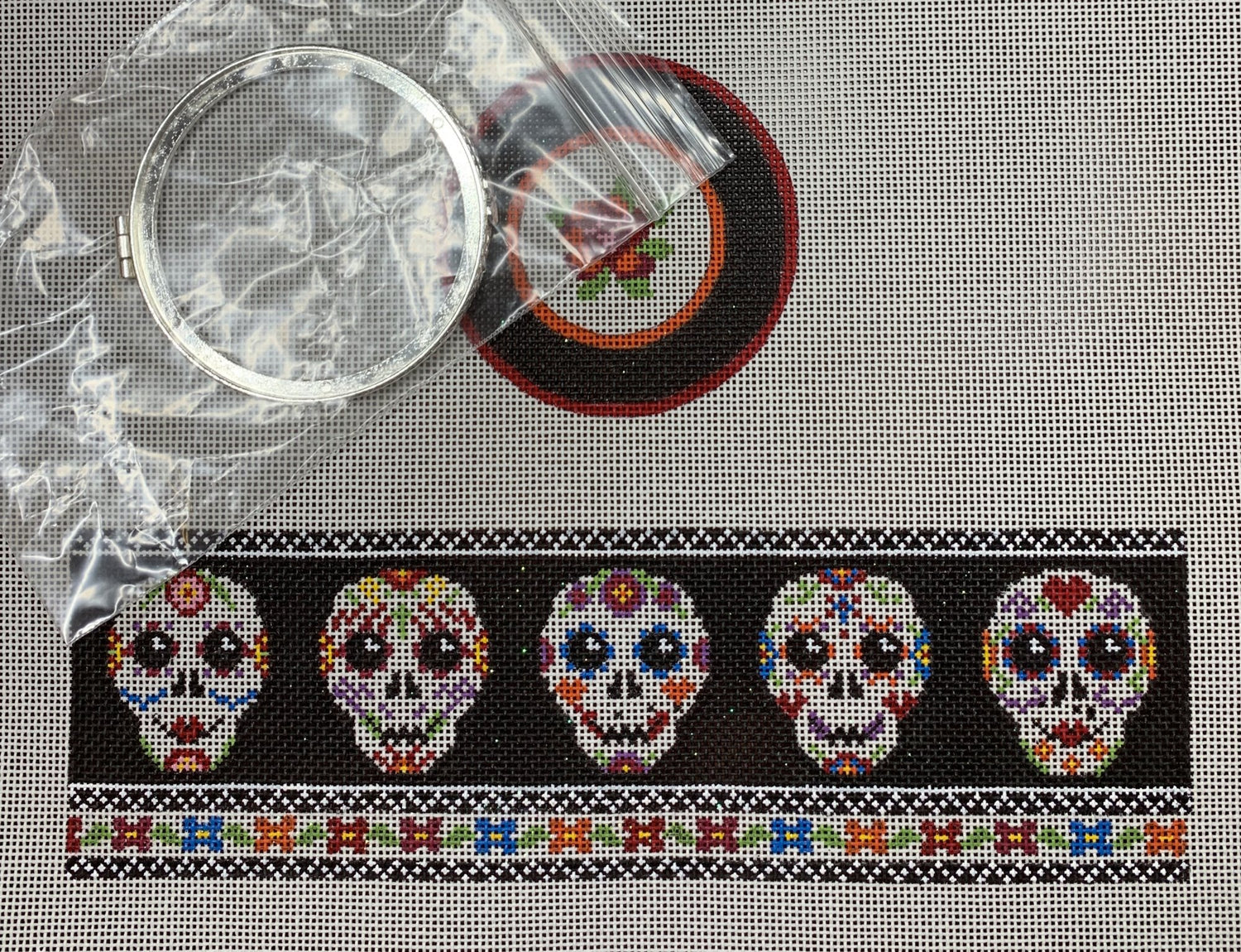 Skulls Day of the Dead Hinged Box