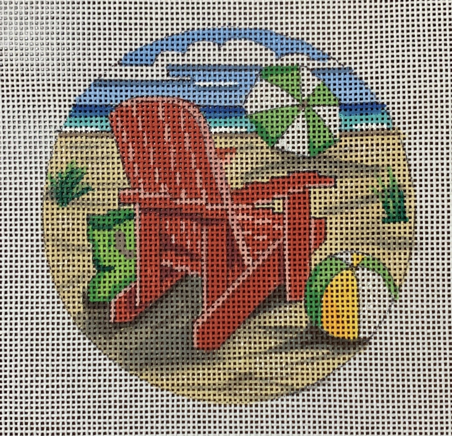 Red Beach Chair