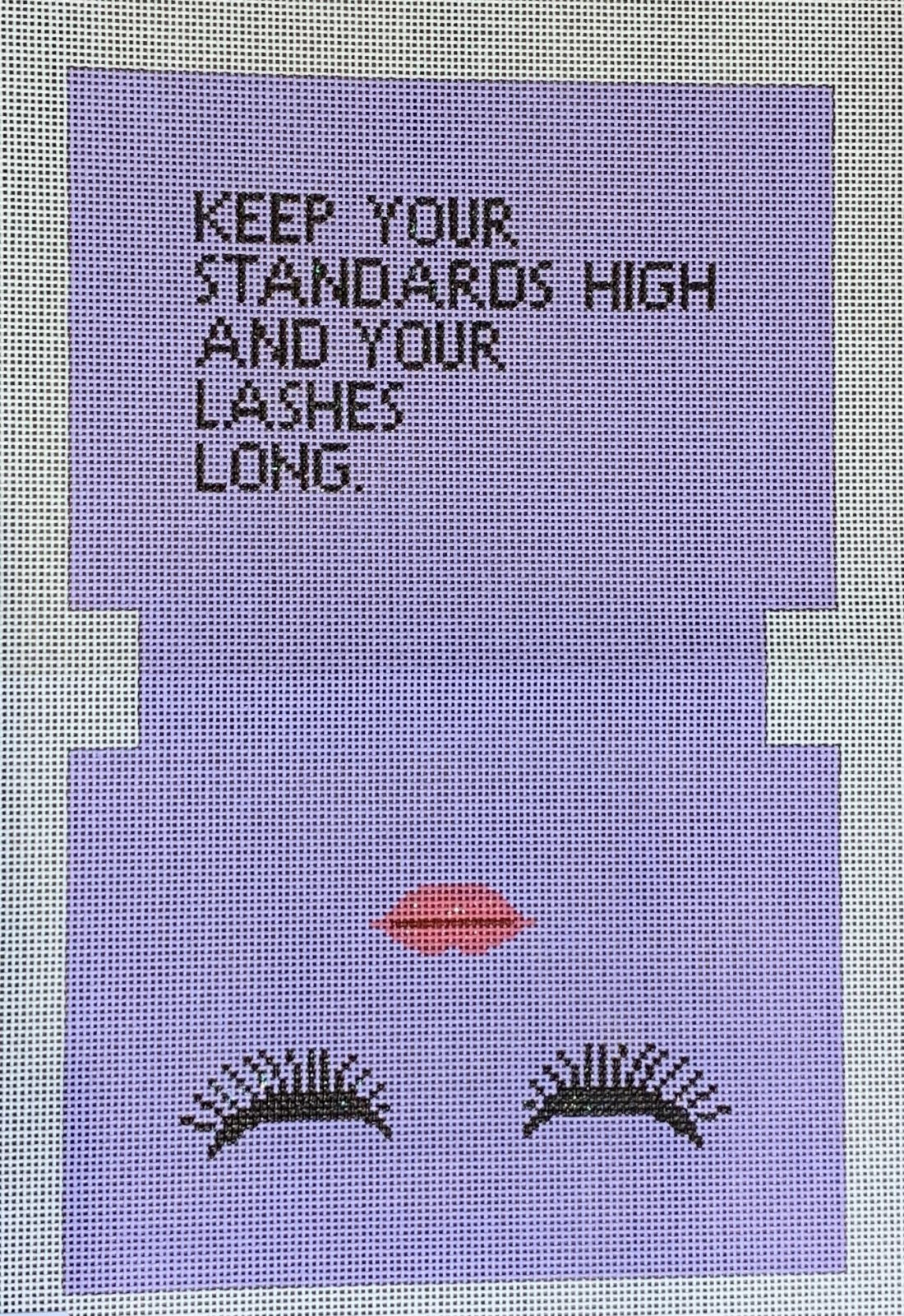 Long Lashes Lavender Small Bag