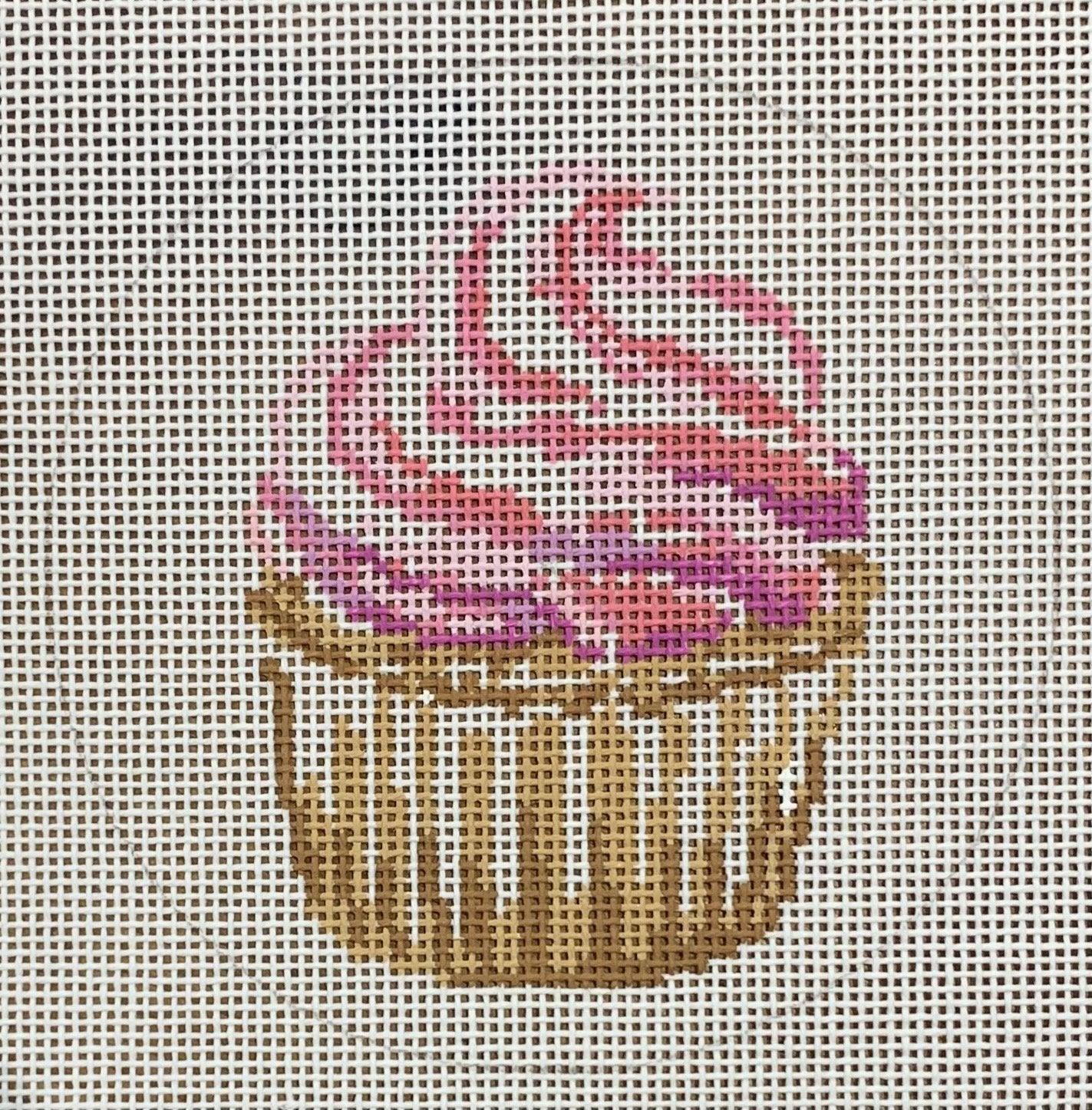 Pink Frosted Cupcake