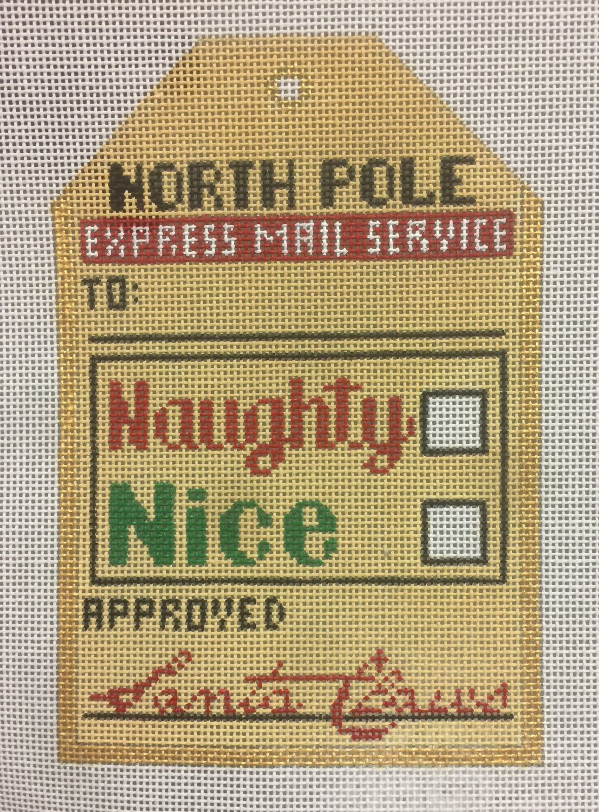 Naughty or Nice Gift Tag