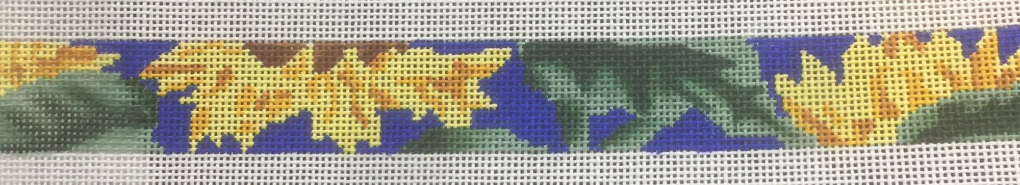 Sunflowers w/Blue Bkgrd Belt