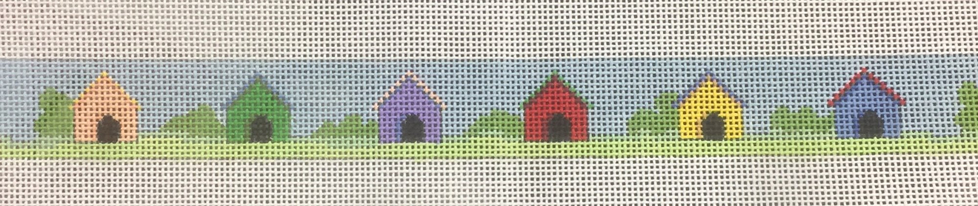 Colorful Dog Houses Collar