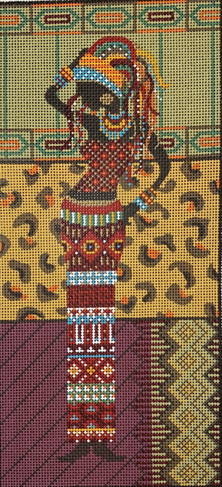 African Woman in Red