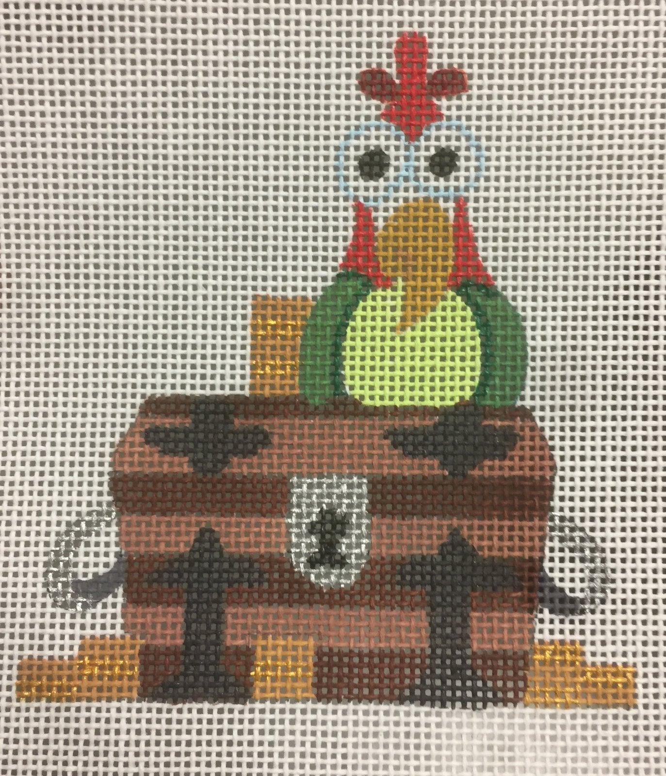 Treasure Chest with Parrot