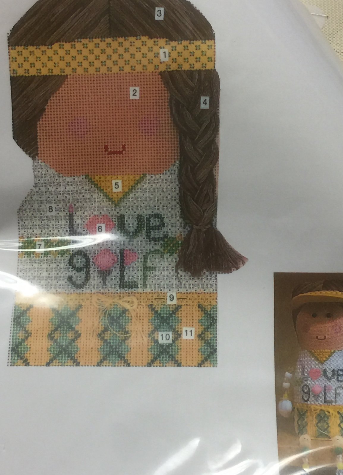 Lexie Golfer - with Stitch Guide