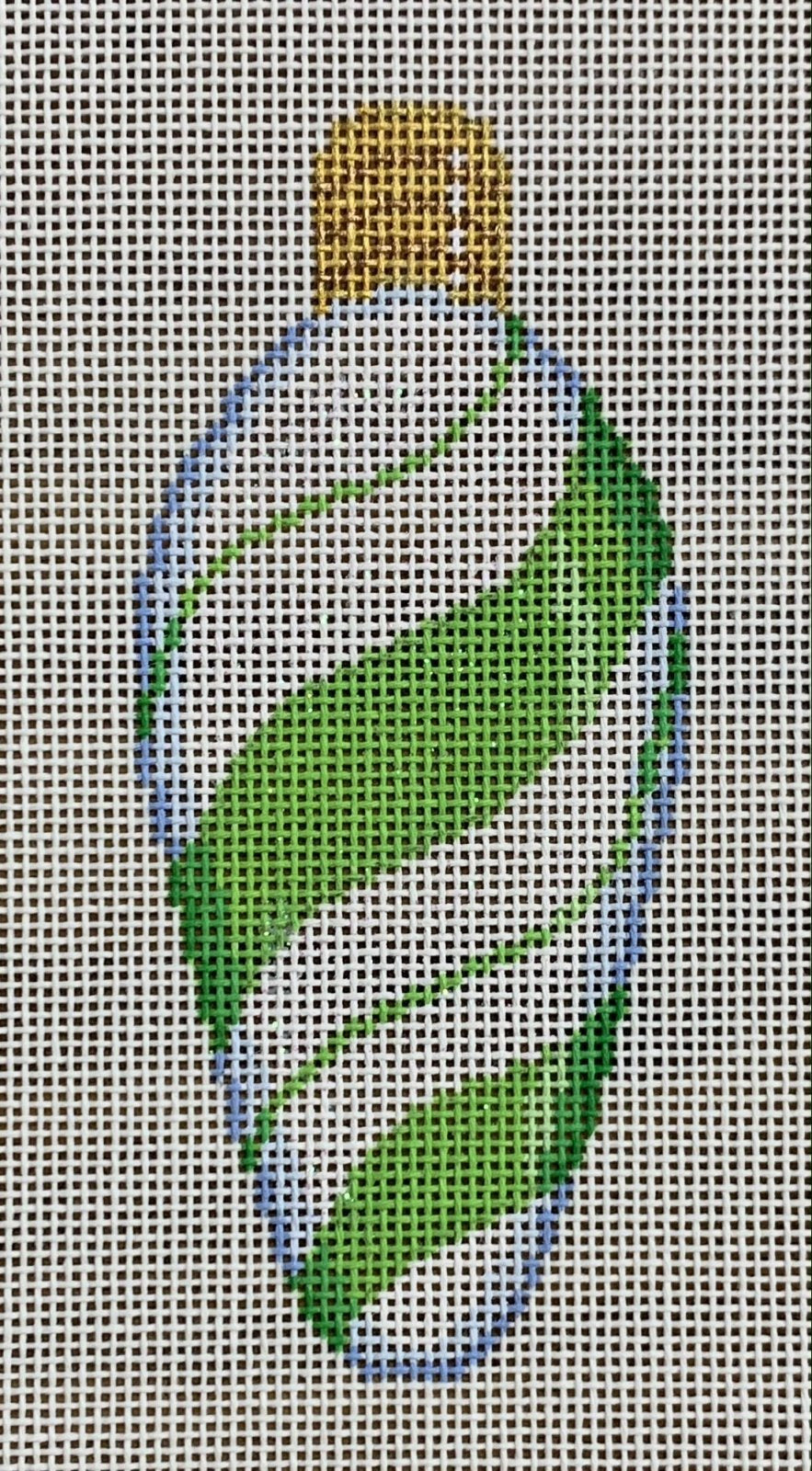 Lime Peppermint Swirl Light Bulb