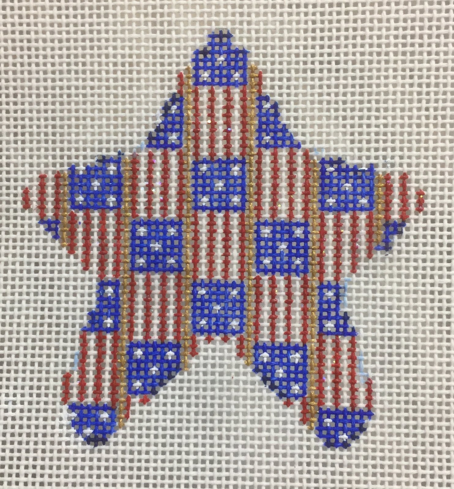 Patriotic Mini Star - Flags